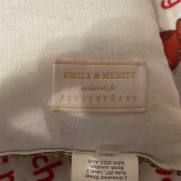 Gold sequin pottery barn pillow - Picture 2 of 4